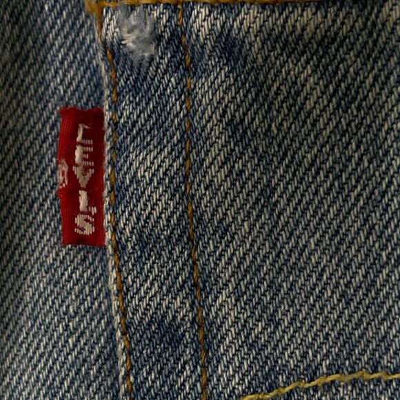 New Levi's 501 Skinny Ripped Big E High Rise Jeans Women's Size 32 x 28 - Picture 10 of 12